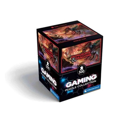 CLEMENTONI DUNGEONS & DRAGONS KANSALDI ON RED DRAGON 500 PIECES JIGSAW PUZZLE