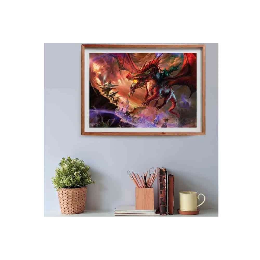 CLEMENTONI DUNGEONS & DRAGONS KANSALDI ON RED DRAGON 500 PIECES JIGSAW PUZZLE