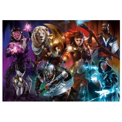 CLEMENTONI MAGIC THE GATHERING MANA WARRIORS 500 PIECES JIGSAW PUZZLE