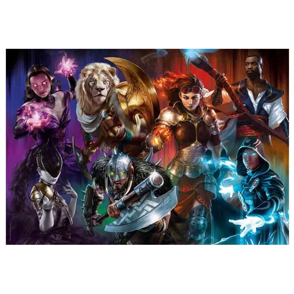 CLEMENTONI MAGIC THE GATHERING MANA WARRIORS 500 PIECES JIGSAW PUZZLE
