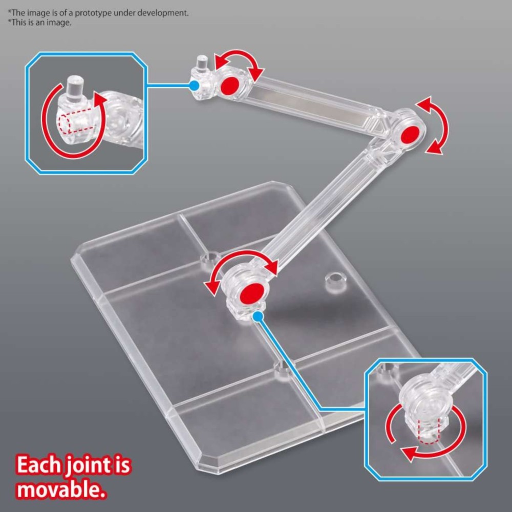 BANDAI ACTION BASE 7 CLEAR MIRROR SET FOR MODEL KIT AND FIGURE