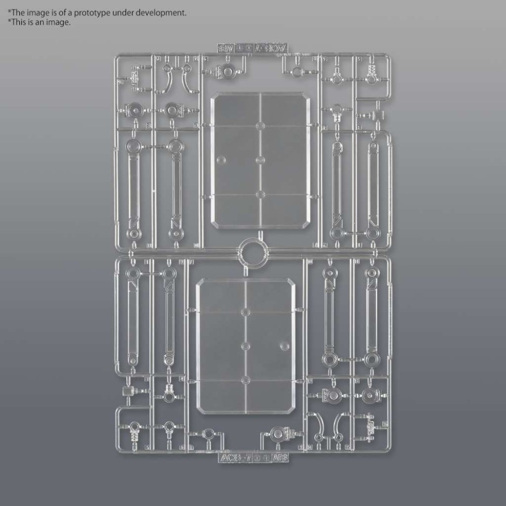 BANDAI ACTION BASE 7 CLEAR MIRROR SET FOR MODEL KIT AND FIGURE