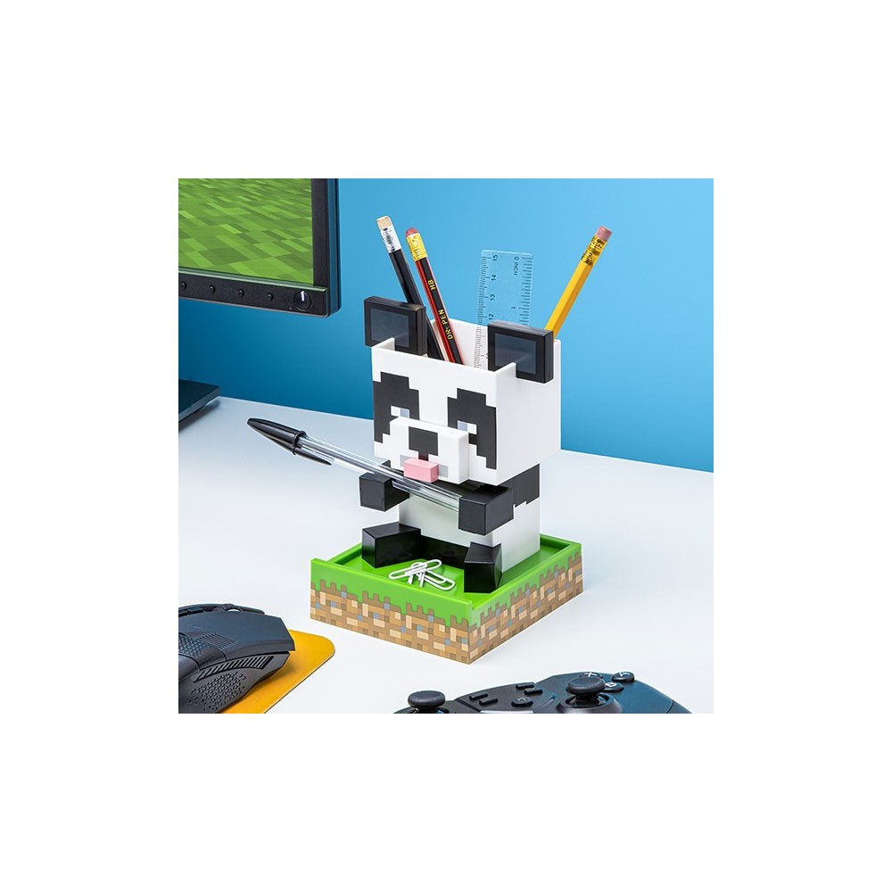 PALADONE PRODUCTS MINECRAFT PANDA DESKTOP TIDY POT PENCIL HOLDER