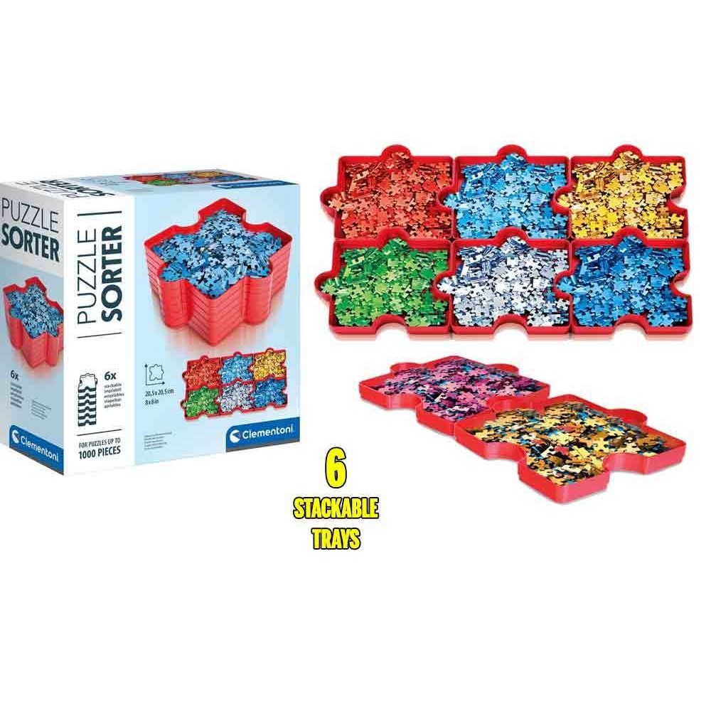 PUZZLE SORTER VASCHETTE PORTA PEZZI CLEMENTONI