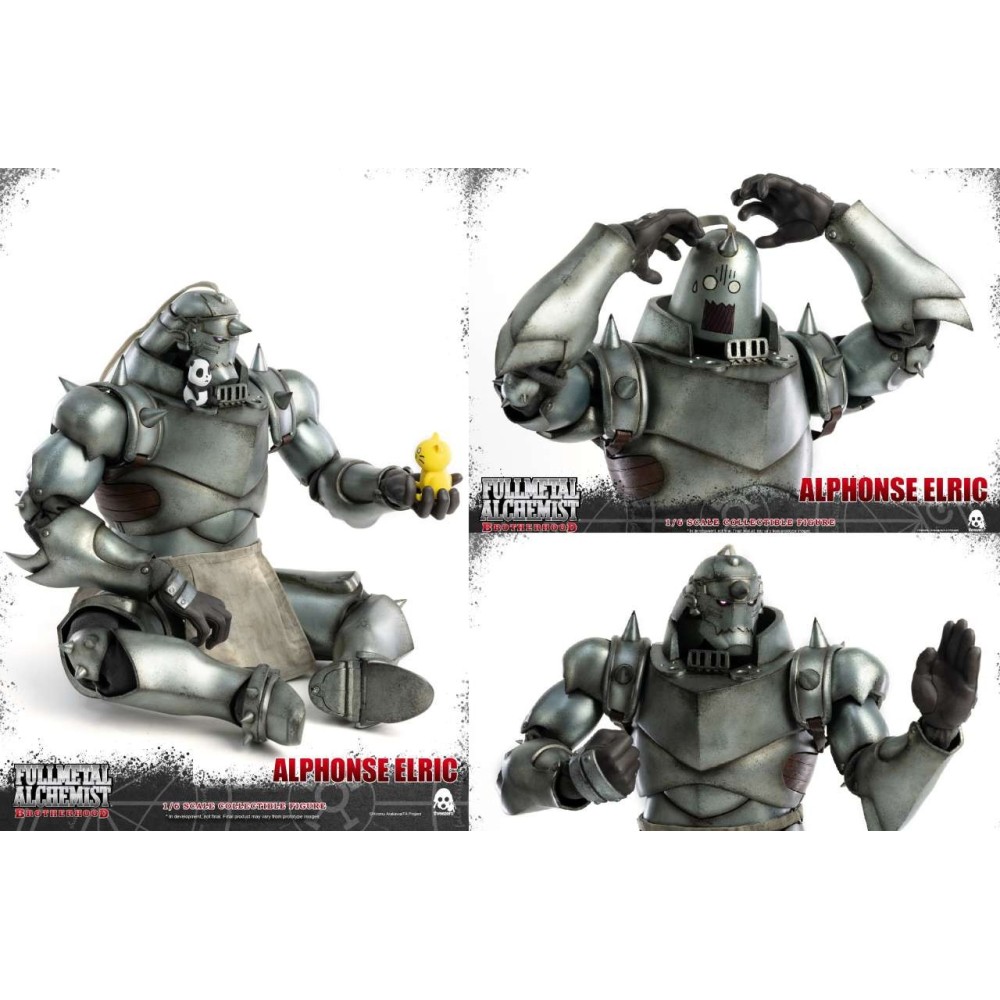 THREEZERO FULLMETAL ALCHEMIST BROTHERHOOD EDWARD & ALPHONSE ELRIC TWIN PACK ACTION FIGURE