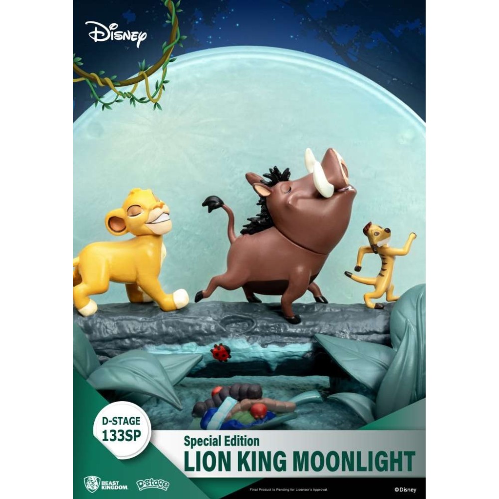 D-STAGE DISNEY CLASSIC IL RE LEONE MOONLIGHT 133SP SPECIAL EDITION STATUA FIGURE DIORAMA BEAST KINGDOM