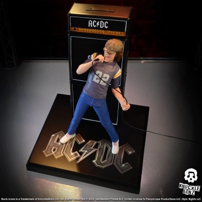 ROCK ICONZ AC/DC BRIAN JOHNSON STATUA FIGURE KNUCKLEBONZ