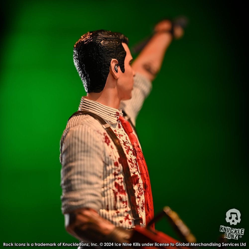 KNUCKLEBONZ ROCK ICONZ ICE NINE KILLS SPENCER CHARNAS 25CM STATUE FIGURE