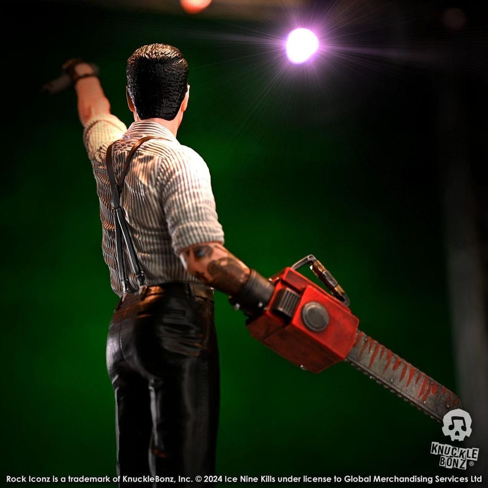 KNUCKLEBONZ ROCK ICONZ ICE NINE KILLS SPENCER CHARNAS 25CM STATUE FIGURE