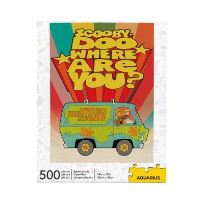 AQUARIUS ENT SCOOBY DOO WHERE ARE YOU 500 PIECES JIGSAW PUZZLE
