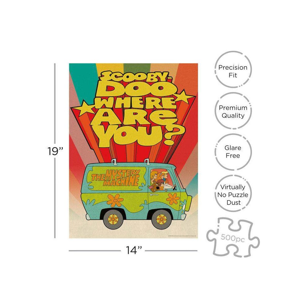 SCOOBY DOO WHERE ARE YOU 500 PEZZI PUZZLE AQUARIUS ENT