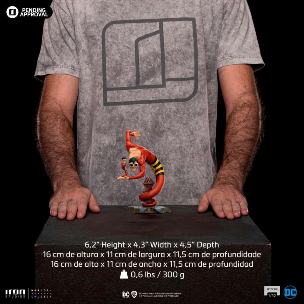 IRON STUDIOS DC COMICS PLASTIC MAN ART SCALE 1/10 STATUE