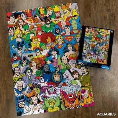 DC COMICS RETRO CAST 1000 PEZZI PUZZLE AQUARIUS ENT