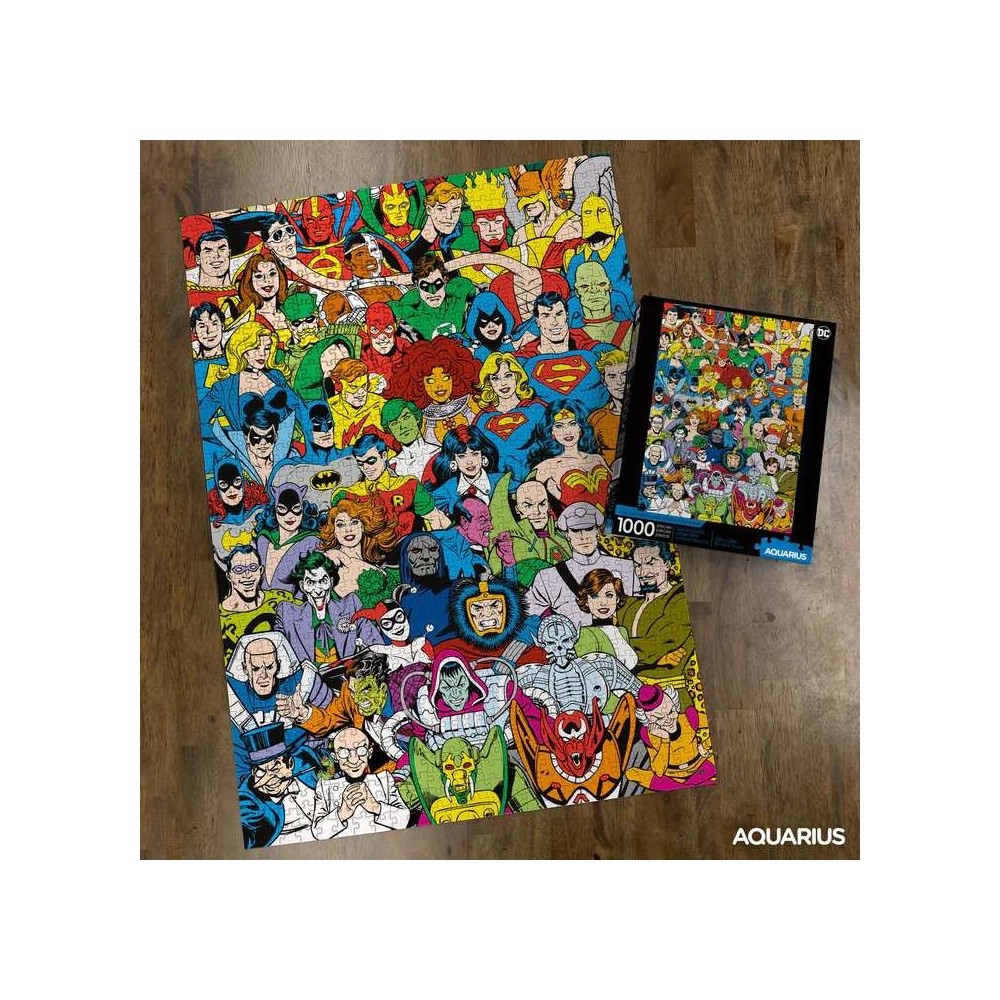 DC COMICS RETRO CAST 1000 PEZZI PUZZLE AQUARIUS ENT