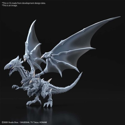 YU-GI-OH FIGURE RISE BLUE EYES WHITE DRAGON AMPLIFIED MODEL KIT ACTION FIGURE BANDAI