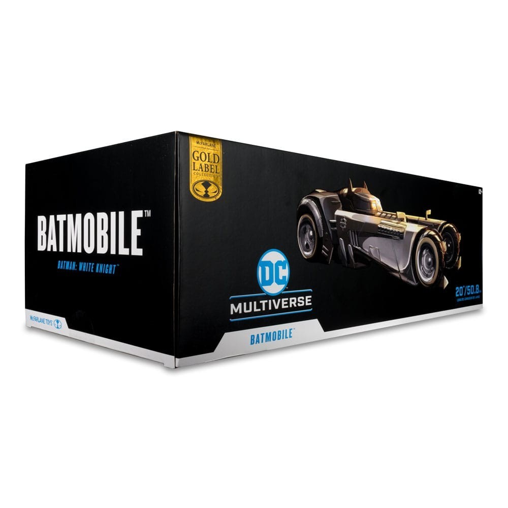 MC FARLANE DC MULTIVERSE BATMAN WHITE KNIGHT BATMOBILE 50CM MODEL FIGURE