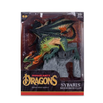 MCFARLANE'S DRAGONS SERIES 8 SYBARIS BERSERKER CLAN STATUA FIGURE MC FARLANE