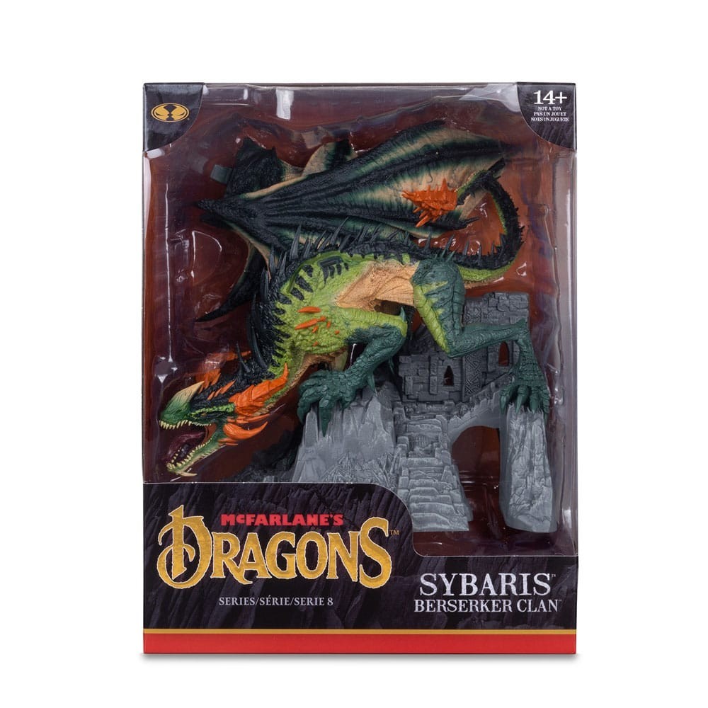 MC FARLANE MCFARLANE'S DRAGONS SERIES 8 SYBARIS BERSERKER CLAN STATUE FIGURE