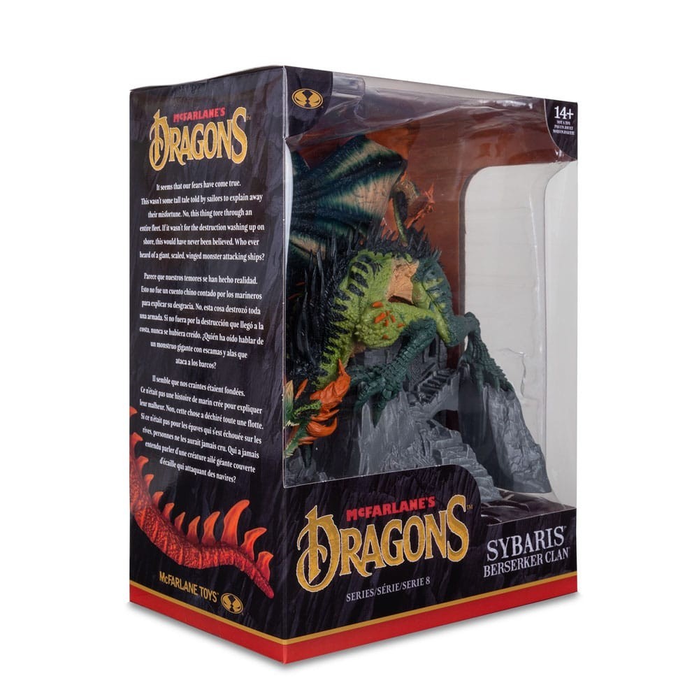MCFARLANE'S DRAGONS SERIES 8 SYBARIS BERSERKER CLAN STATUA FIGURE MC FARLANE