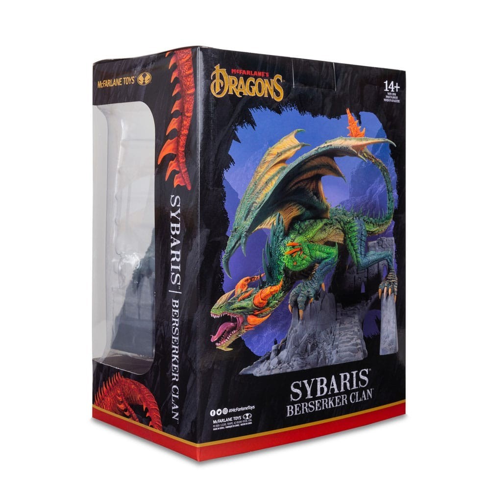 MCFARLANE'S DRAGONS SERIES 8 SYBARIS BERSERKER CLAN STATUA FIGURE MC FARLANE