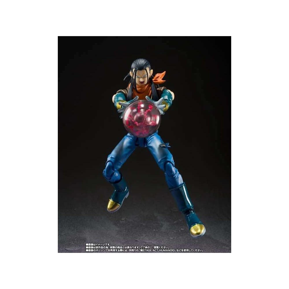BANDAI DRAGON BALL GT S.H. FIGUARTS SUPER ANDROID 17 ACTION FIGURE