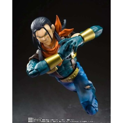 DRAGON BALL GT SUPER ANDROID 17 S.H. FIGUARTS ACTION FIGURE BANDAI