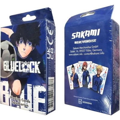 BLUE LOCK POKER PLAYING CARDS MAZZO CARTE DA GIOCO SAKAMI MERCHANDISE