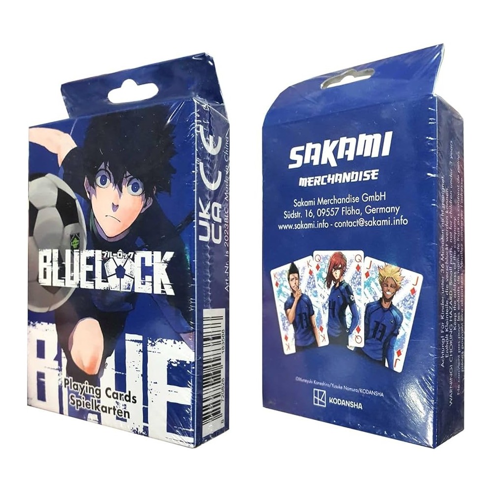 SAKAMI MERCHANDISE BLUE LOCK POKER PLAYING CARDS