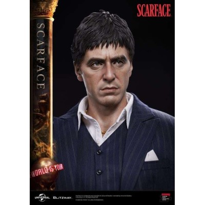 BLITZWAY SCARFACE TONY MONTANA SUPERB SCALE 1/4 STATUE FIGURE