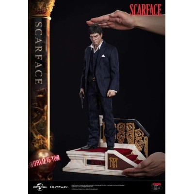 BLITZWAY SCARFACE TONY MONTANA SUPERB SCALE 1/4 STATUE FIGURE