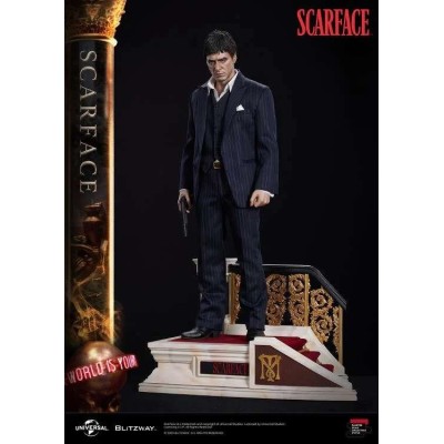 BLITZWAY SCARFACE TONY MONTANA SUPERB SCALE 1/4 STATUE FIGURE