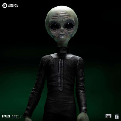 I WANT TO BELIEVE GREY ALIEN ART SCALE 1/10 STATUA FIGURE IRON STUDIOS