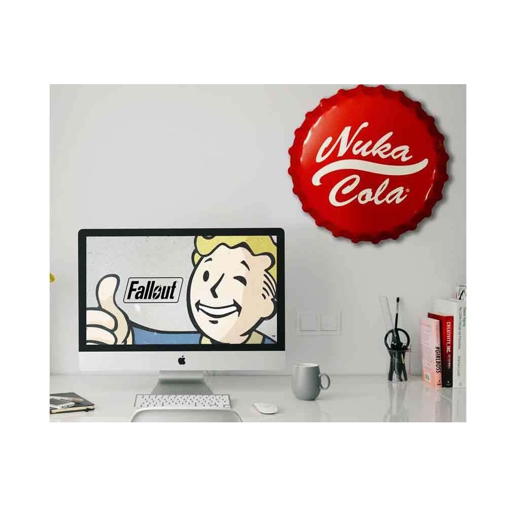 FANATTIK FALLOUT NUKA COLA BOTTLE CAP TIN SIGN