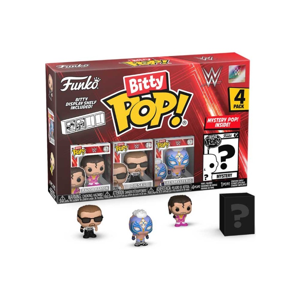 FUNKO FUNKO BITTY POP! WWE 4 PACK RAZOR RAMON VINYL MINI FIGURE