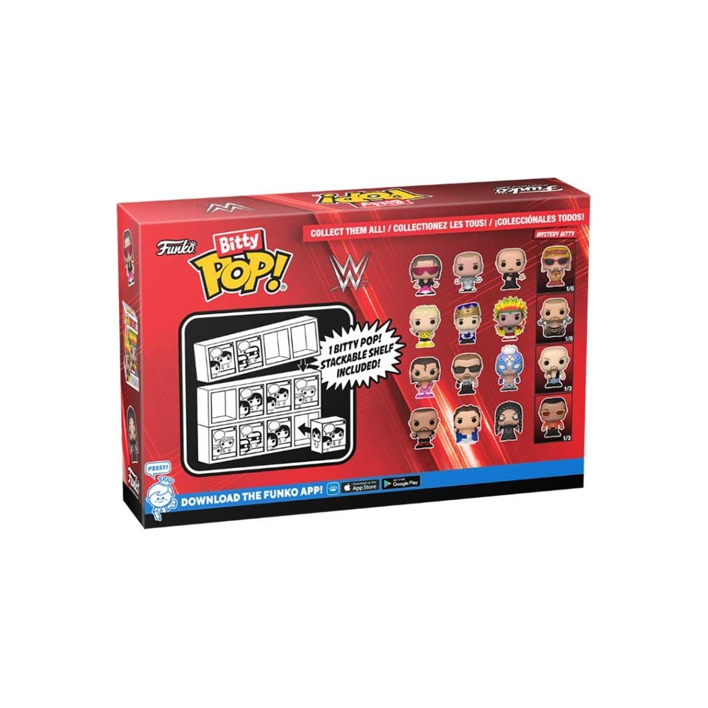 FUNKO BITTY POP! WWE 4 PACK DUSTY RHODES VINYL MINI FIGURE FUNKO