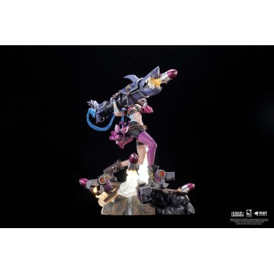 PURE ARTS LEAGUE OF LEGENDS JINX STATUE FIGURE WITH LED