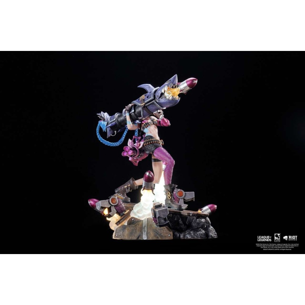 LEAGUE OF LEGENDS JINX 1/6 STATUA FIGURE WITH LED LIGHT PURE ARTS