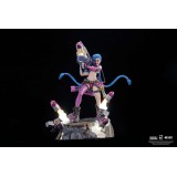 PURE ARTS LEAGUE OF LEGENDS JINX STATUE FIGURE WITH LED
