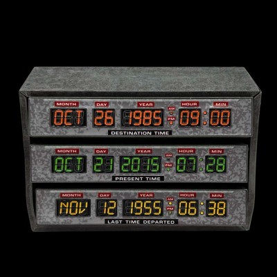FACTORY ENTERTAINMENT BACK TO THE FUTURE TIME CIRCUITS SCALED PROP REPLICA