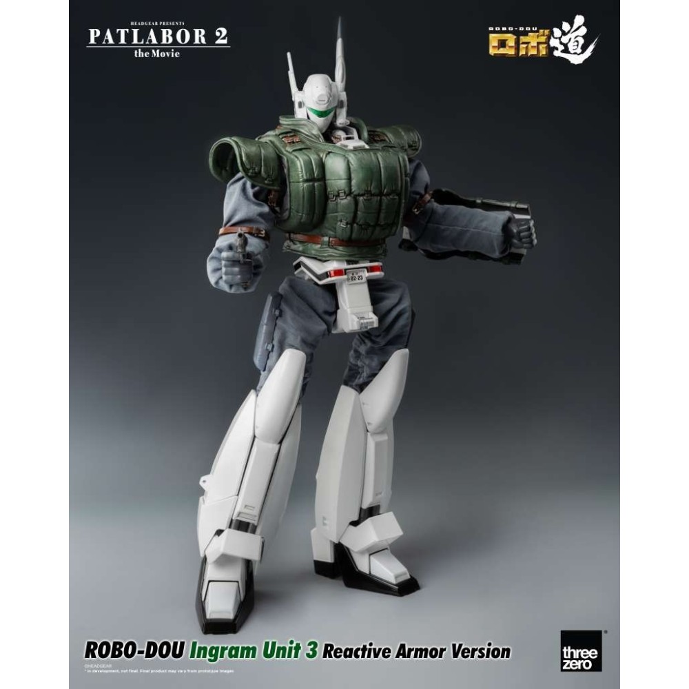 THREEZERO PATLABOR 2 THE MOVIE INGRAM UNIT 3 REACTIVE ARMOR VER. ROBO-DOU ACTION FIGURE
