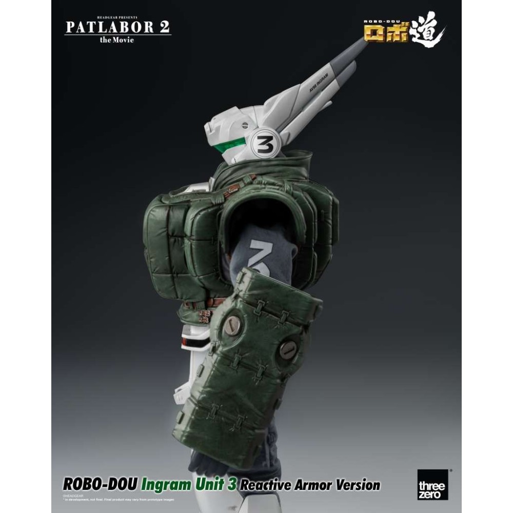 THREEZERO PATLABOR 2 THE MOVIE INGRAM UNIT 3 REACTIVE ARMOR VER. ROBO-DOU ACTION FIGURE