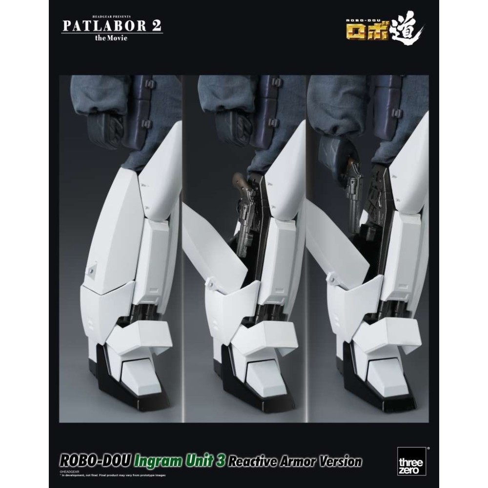 THREEZERO PATLABOR 2 THE MOVIE INGRAM UNIT 3 REACTIVE ARMOR VER. ROBO-DOU ACTION FIGURE