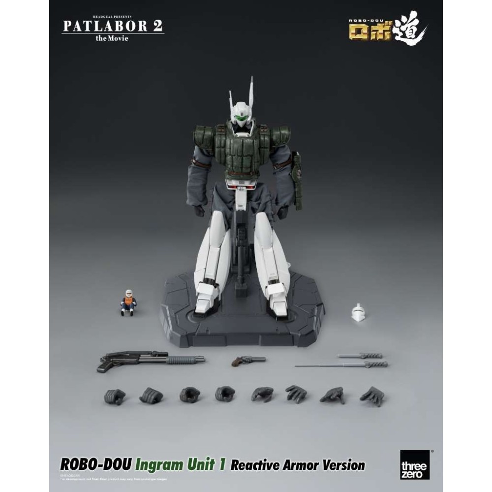 THREEZERO PATLABOR 2 THE MOVIE INGRAM UNIT 1 REACTIVE ARMOR VER. ROBO-DOU ACTION FIGURE