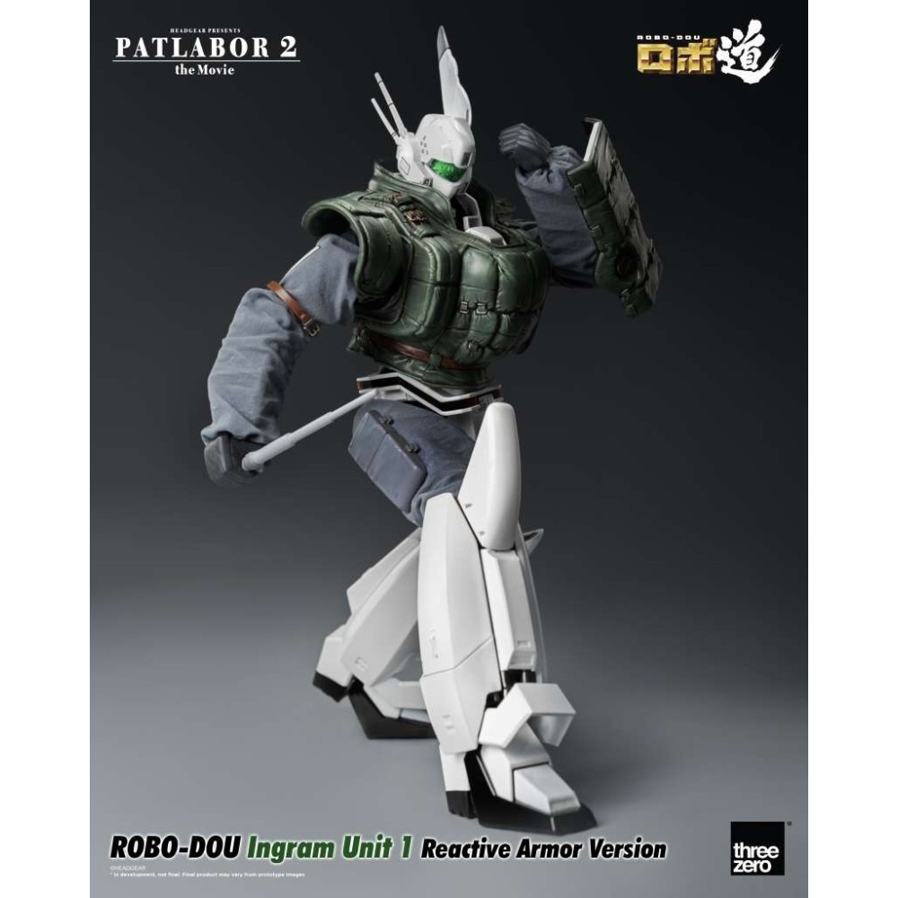 THREEZERO PATLABOR 2 THE MOVIE INGRAM UNIT 1 REACTIVE ARMOR VER. ROBO-DOU ACTION FIGURE