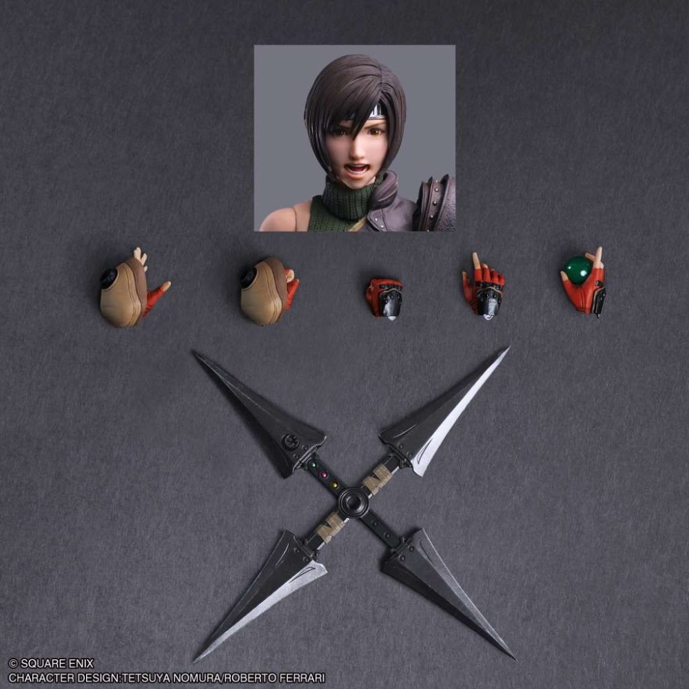 FINAL FANTASY 7 REBIRTH YUFFIE KISARAGI PLAY ARTS KAI ACTION FIGURE SQUARE ENIX