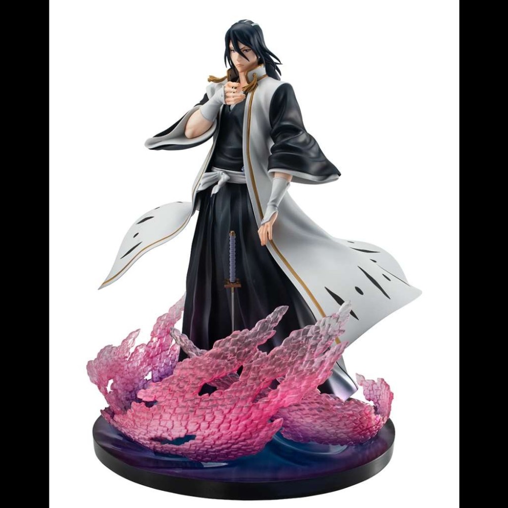 BLEACH THOUSAND YEAR BLOOD WAR BYAKUYA KUCHIKI GEM STATUA FIGURE MEGAHOUSE