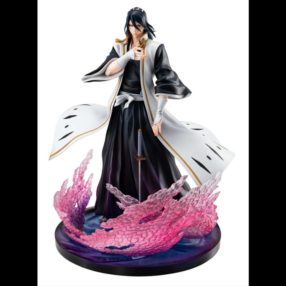 BLEACH THOUSAND YEAR BLOOD WAR BYAKUYA KUCHIKI GEM STATUA FIGURE MEGAHOUSE