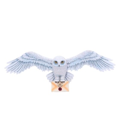NEMESIS NOW HARRY POTTER HEDWIG WALL PLAQUE 45CM RESIN FIGURE