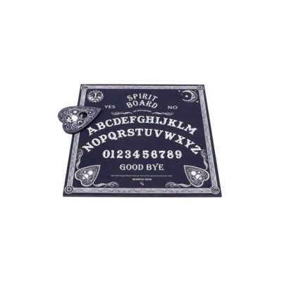 SPIRIT BOARD BLACK AND WHITE OUIJIA NEMESIS NOW