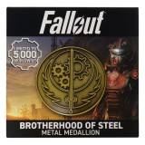 FANATTIK FALLOUT BROTHERHOOD OF STEEL METAL MEDALLION